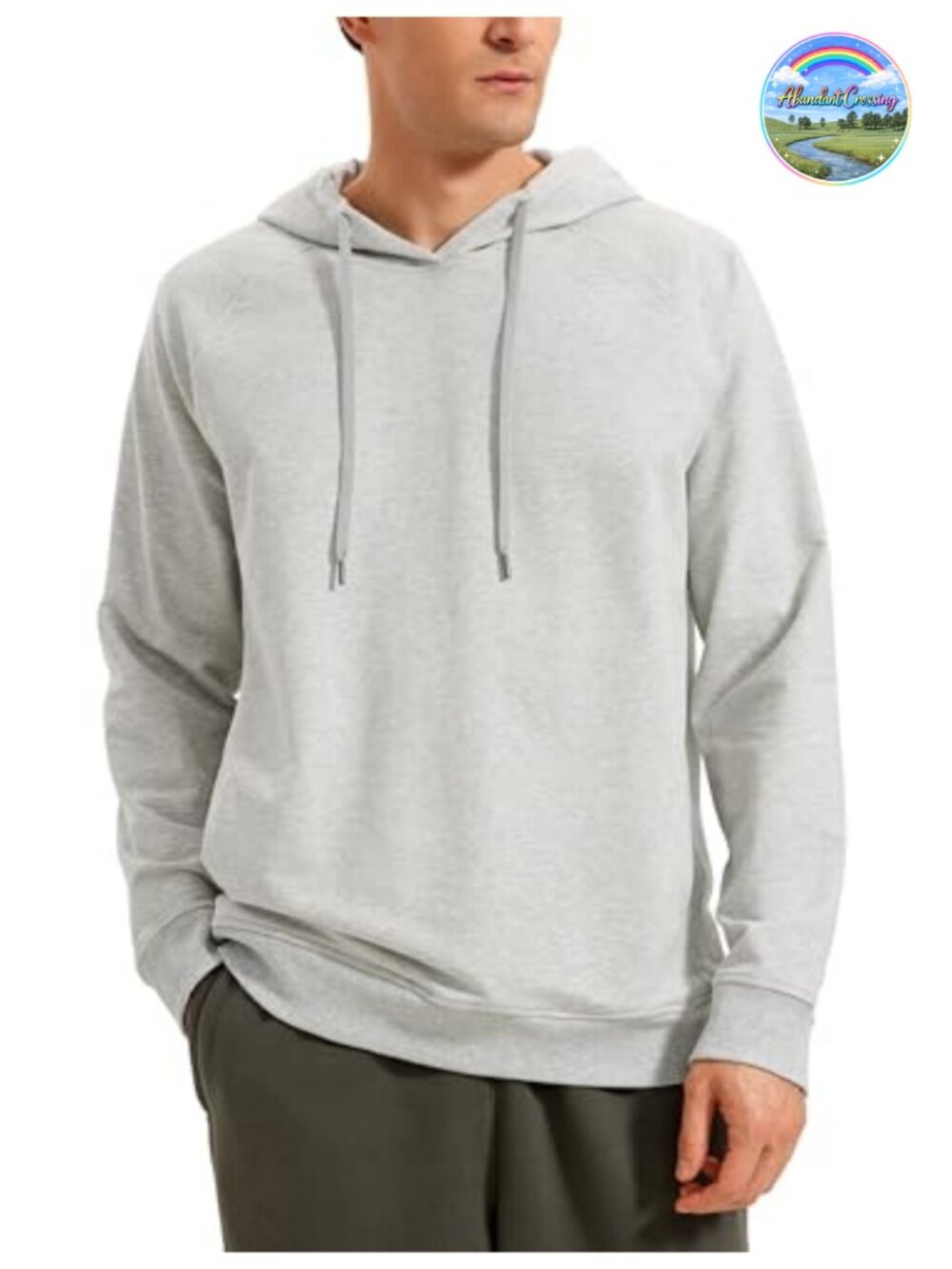 CRZ YOGA Men's French Terry Hoodie